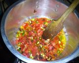 A picture of step 3 of Green bean stew #4WeeksChallenge.