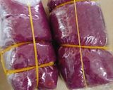 Hình bước làm 5 của món Xôi cuộn lạp xưởng chà bông