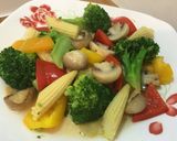 蘑菇炒時蔬的食譜步驟6照片