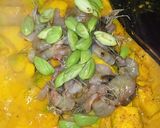 Foto langkah ke 2 dari resep Gulai Labu Petai.