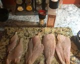 A picture of step 2 of Chicken and Rice with Mushroom Sauce.