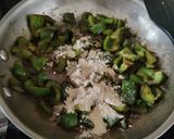 A picture of step 4 of Capsicum subji.