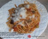 Φωτογραφία βήματος 17 της συνταγής Spaghetti alla Vesuviana. Ένα “ηφαίστειο” στο πιάτο σας