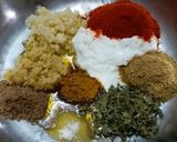 A picture of step 3 of Paneer Tikka.