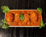 A picture of step 5 of Dum Aloo.