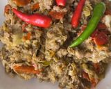 รูปขั้นตอนการทำที่ 7 ของ น้ำพริกมะขามผัดหมูสับ