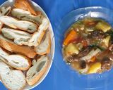 Hình bước làm 7 của món Bò sốt vang (ăn bún hoặc bánh mỳ)