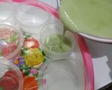 Foto langkah ke 3 dari resep Puding Lumer Matcha (3 bahan).