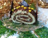 Une image de l'étape 15 de Recette bûche de Noël chocolat et noisette.