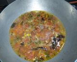 A picture of step 3 of Vegetable Upma.