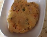 A picture of step 1 of Alu Tikki Chat.