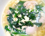 รูปขั้นตอนการทำที่ 7 ของ ต้มจืดไข่น้ำใบไชยาา ต้นผงชูรส😋🌿🍗🐣