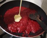 A picture of step 2 of Beetroot mithai rolls.