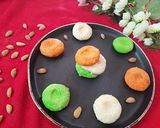 A picture of step 3 of Tricolor sondesh.