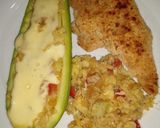 Foto del paso 6 de la receta: Zucchinis rellenos saludables