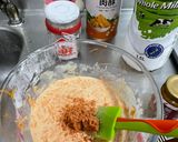 A picture of step 3 of Carrot and Salmon Floss Savory Cake.