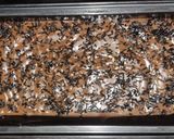 A picture of step 5 of Banana tutti fruity chocolate cake.