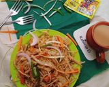 हक्का वेजीज नूडल्स विथ मसाला ए मैजिक(hakka noodles with masala e magic recipe in hindi) रेसिपी चरण 5 फोटो