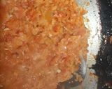 A picture of step 4 of Aloo and kathal ki subzi.