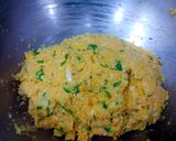 A picture of step 1 of Cabbage Kofta Curry.
