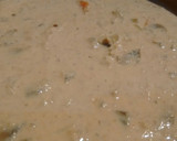 Foto del paso 6 de la receta: Crema de champiñones con nueces y agua de mar