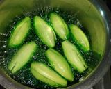 A picture of step 1 of Pointed guard sweet Parval ki mithai.