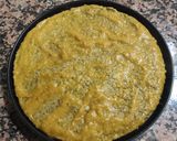Foto del paso 6 de la receta: Pizza vegana con base de avena y chía y patata con guarnición setas 'A feira'