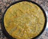 Foto del paso 6 de la receta: Pizza vegana con base de avena y chía y patata con guarnición setas 'A feira'