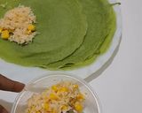 Foto langkah ke 5 dari resep Dadar Gulung Pandan Jagung Manis.