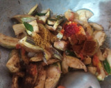 ஸ்டீம் எண்ணெய் கத்தரிக்காய் பொரியல் ரெசிபி ஸ்டேப் 4 புகைப்படம்