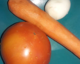 Foto del paso 1 de la receta: Costillitas de cerdo y Ensalada de tomate zanahoria y huevo Duro