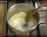 A picture of step 2 of Welsh rarebit.
