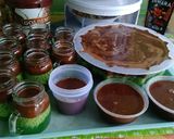 Foto langkah ke 2 dari resep Puding lumut coklat.