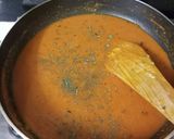 A picture of step 10 of PALAK TIKKI with gravy.