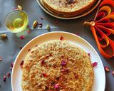 A picture of step 5 of Shenga Holige (groundnut stuffed sweet Paratha).