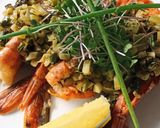 A picture of step 6 of Pepper Prawns with Buttered Garlic.