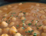 Foto del paso 5 de la receta: Garbanzos con Gambones en Crema de Calabaza