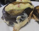 Foto del paso 8 de la receta: Sandwich de berenjena, pollo bbq y queso🧀🌯🥙🍆