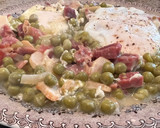 Foto del paso 4 de la receta: Guisantes con jamón y quesito