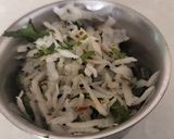 A picture of step 2 of Radish walnut raita.