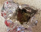 A picture of step 3 of New year's Eve packed Portobello Mushrooms Lunch.😁.