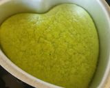 A picture of step 5 of Heart Shaped 3 Layers Tricolor Dhokla Savory Cake - 80th Independence Day Special.