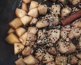 Φωτογραφία βήματος 1 της συνταγής Crumble με μεθυσμένα φρούτα!