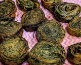 A picture of step 3 of Phari patrodu...yummy and crispy.