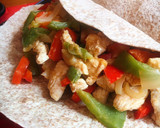 Foto del paso 4 de la receta: Fajitas de pavo fit (sin aceite)