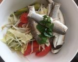 Hình bước làm 2 của món CANH CHUA CÁ ĐỐI, BÍ ĐAO KHO NƯỚC TƯƠNG