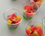 Foto del paso 6 de la receta: Gelatina de mosaico individual para fiesta