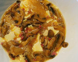 Foto del paso 4 de la receta: Esponjosa y deliciosa tortilla de champiñón, con jamón y tranchetes