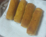 Foto del paso 5 de la receta: Hot dog enrollado y frito con papas fritas