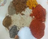 A picture of step 1 of Chatpata Chicken leg masala.